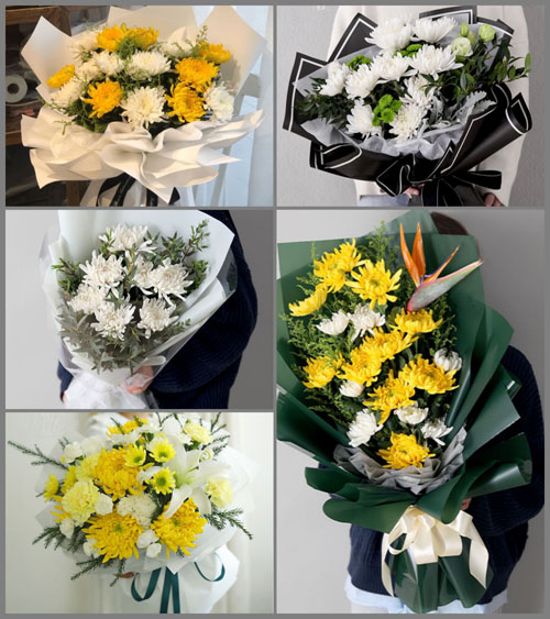 安徽淮北市濉溪县双堆集镇谢店村白事花束代送
